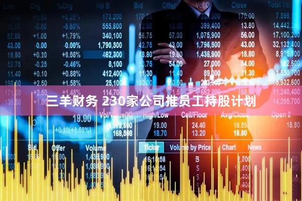 三羊財務 230家公司推員工持股計劃